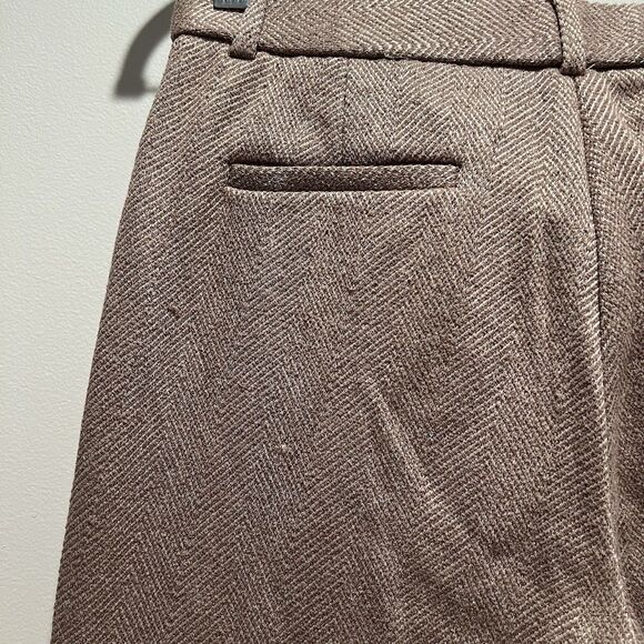 Amanda+chelsea Women's Bootcut Dress‎ Pant, Tan Herringbone, Size 4 - Picture 7 of 15
